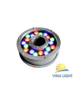 Đèn LED âm nước bánh xe ĐỔI MÀU 18W