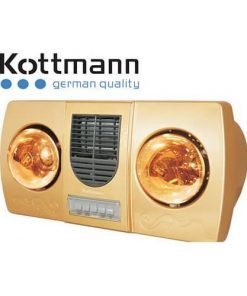 Đèn sưởi Kottmann K2B-HW-G 2 bóng có quạt thổi