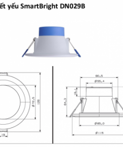 Đèn Led Âm Trần Esential SmartBright DN029B G2 philips