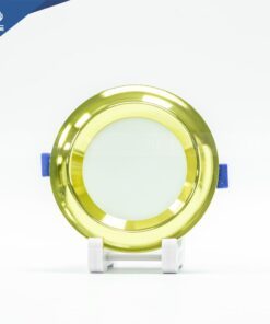 Đèn LED âm trần mặt cong Nano Gold 9W – Ba màu