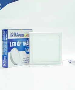 Đèn LED ốp trần 24W vuông vỏ trắng – Ba màu