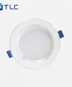 Âm trần chống chói mỏng Plus 7W viền trắng – Đơn sắc
